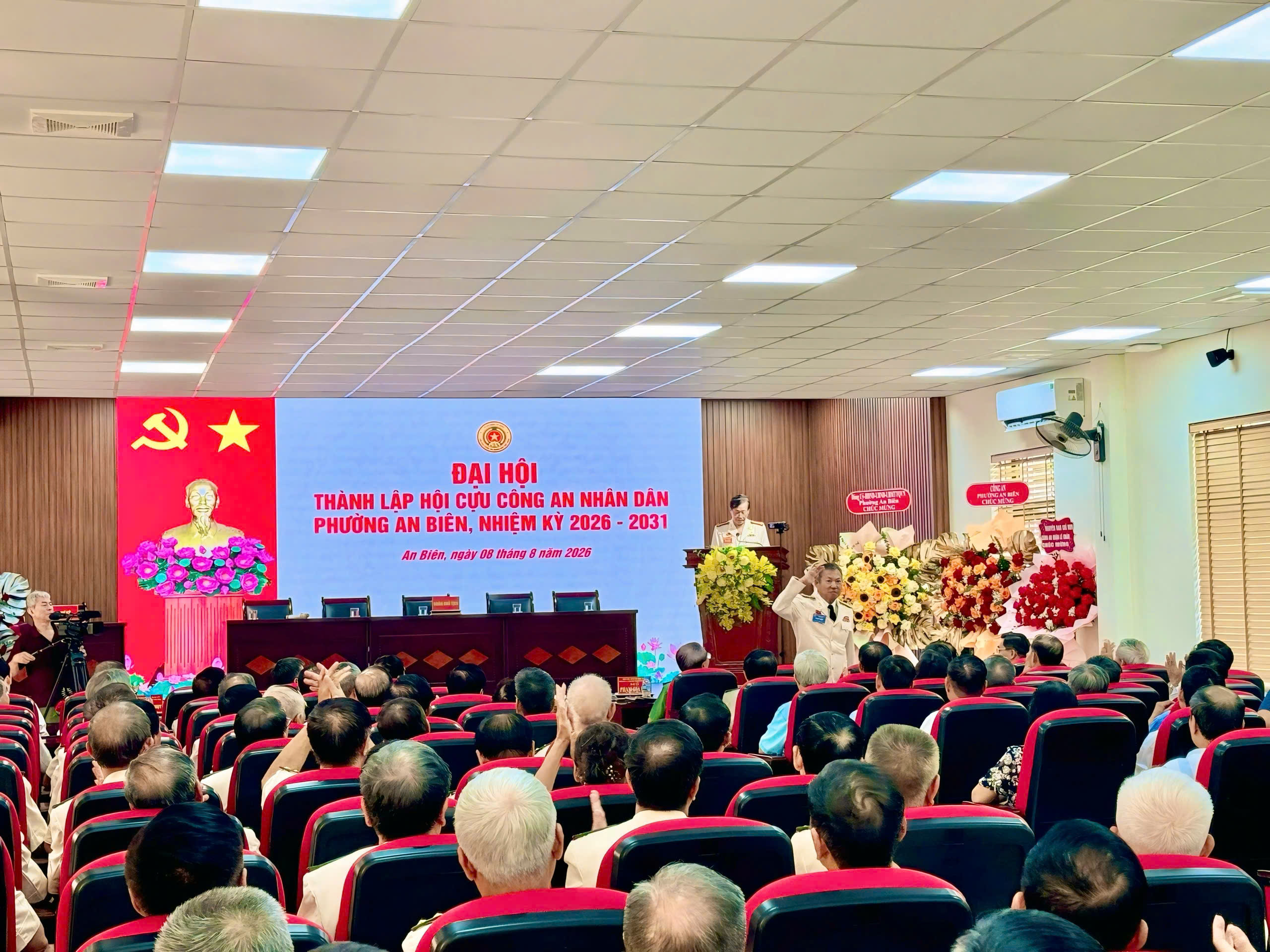 Đại hội thành lập Hội Cựu Công an nhân dân phường An Biên nhiệm kỳ 2026 - 2031